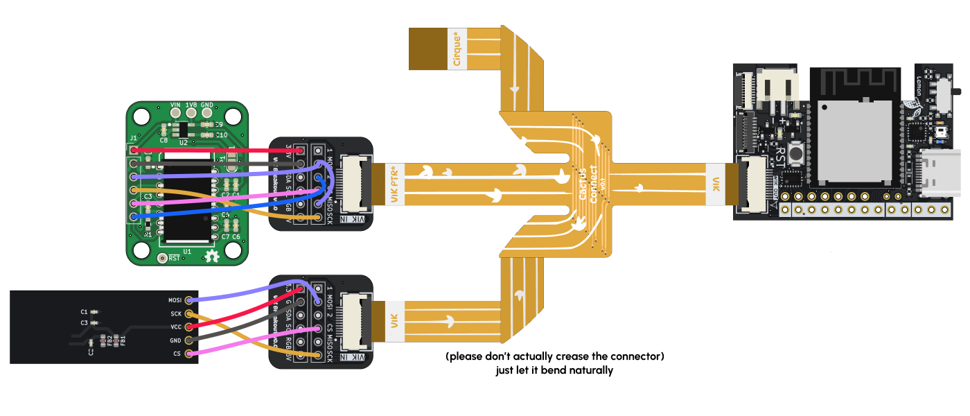 Wiring Diagram of VIK and PMW3610